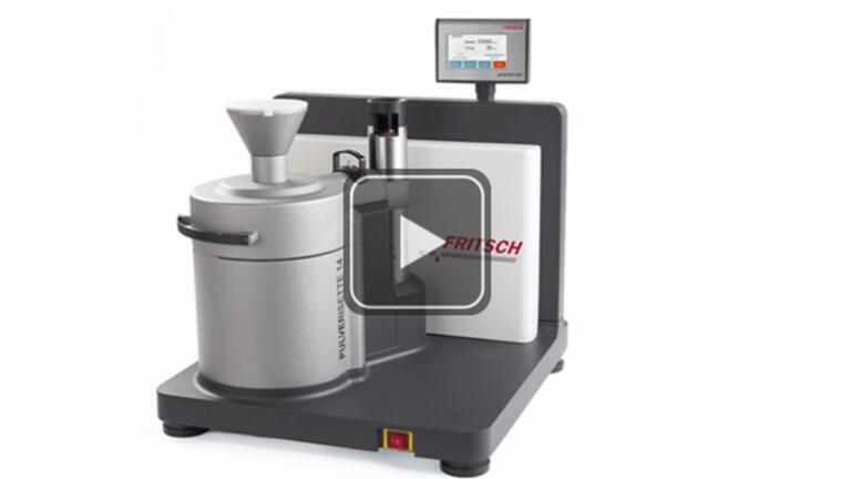 Fast pre- and fine grinding in one instrument